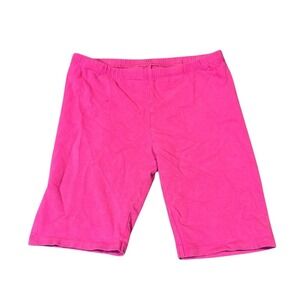 The‎ Children's Place Girls Pink Bike Shorts Size Large 10/12 Solid Activewear